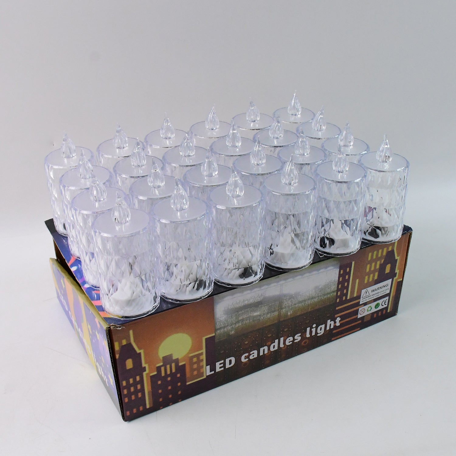 Flameless and Smokeless Decorative Candles LED Tea Light, Diwali (24 Pcs Set) Flameless and Smokeless Decorative Candles LED Tea Light, Diwali (24 Pcs Set)